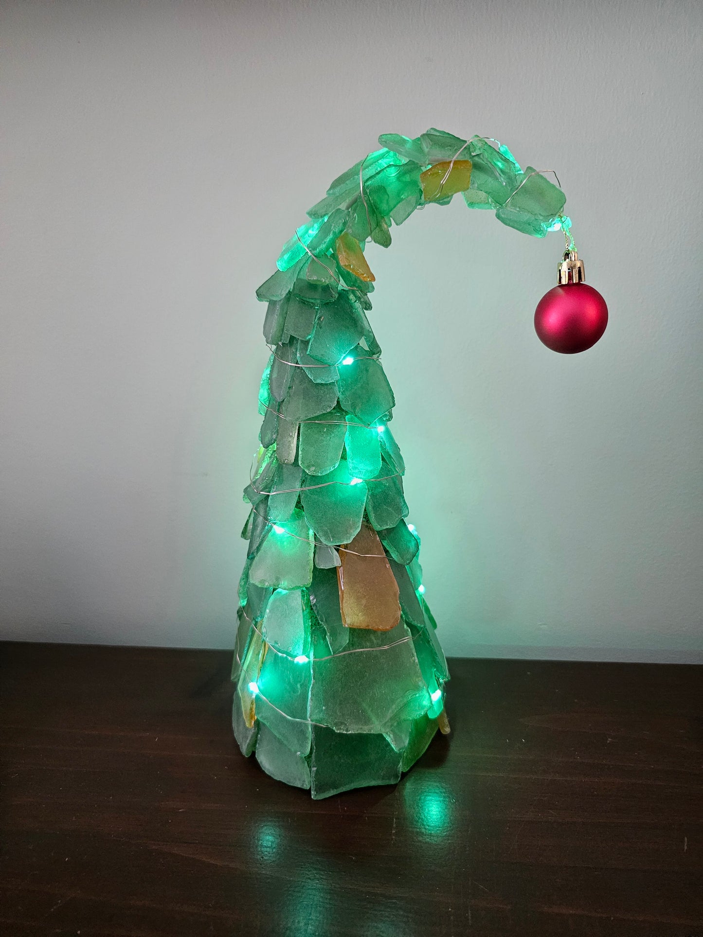 Grinch Sea Glass Tree Take Home Kit