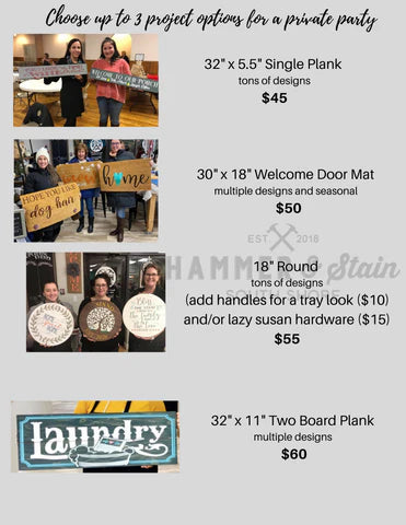 Private Party Ideas