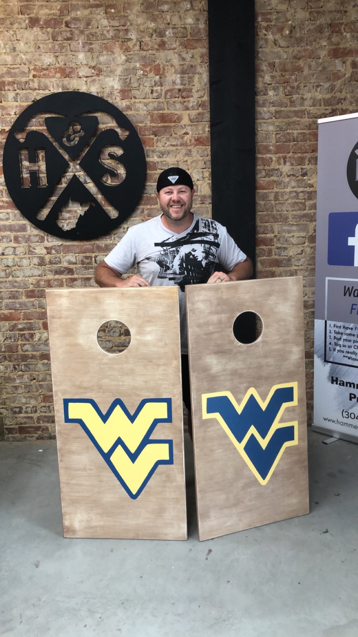 May 17th @6pm Cornhole Board Workshop for two.