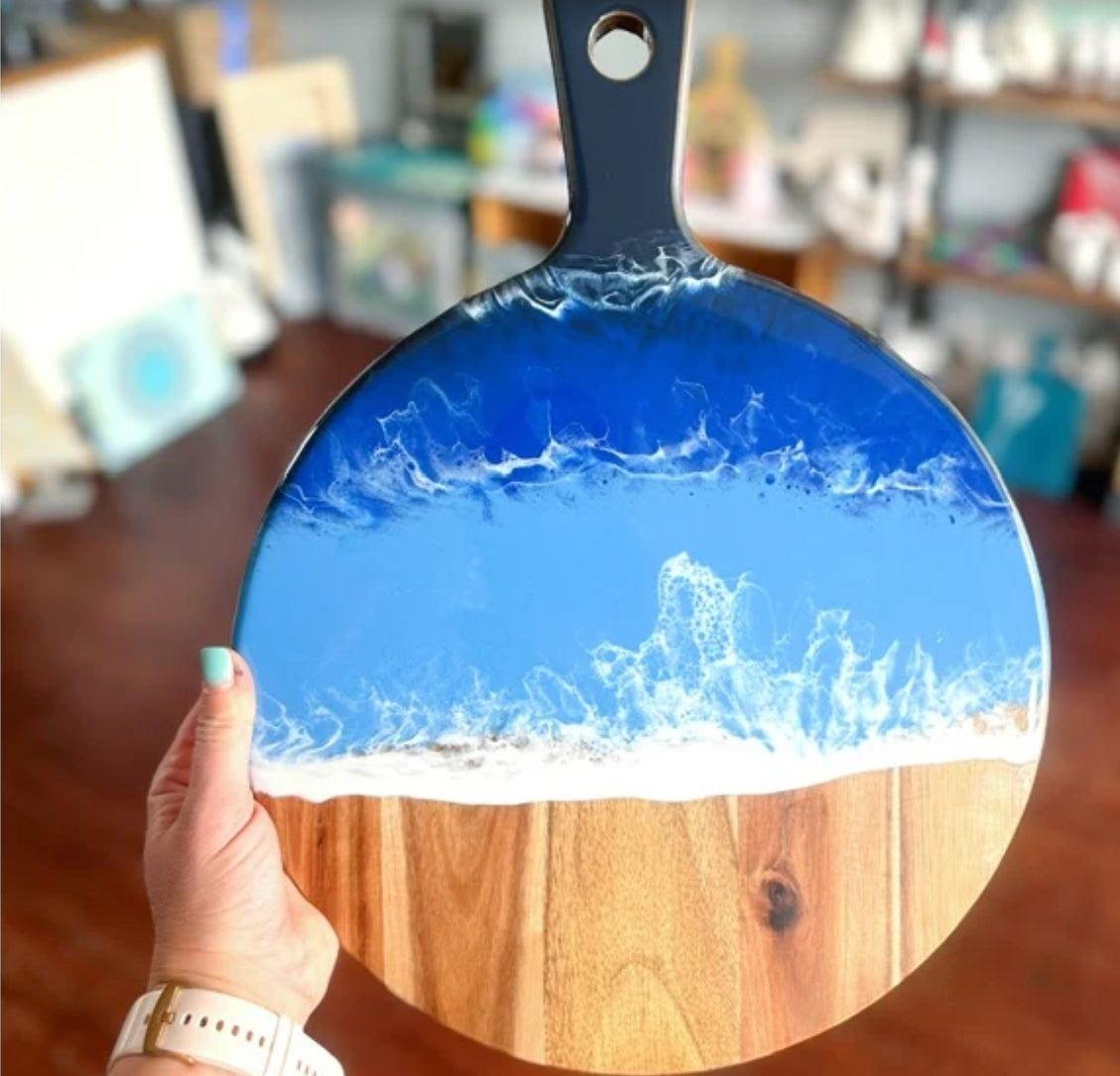 Aug 15th @ 6pm Intro to Resin Pour Workshop