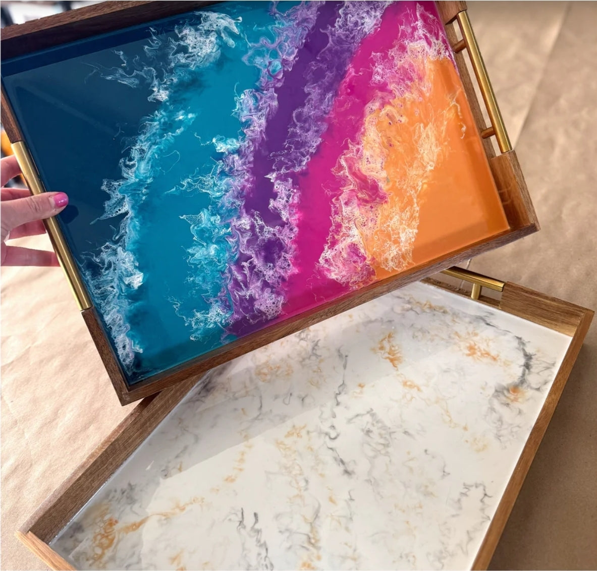 Aug 15th @ 6pm Intro to Resin Pour Workshop