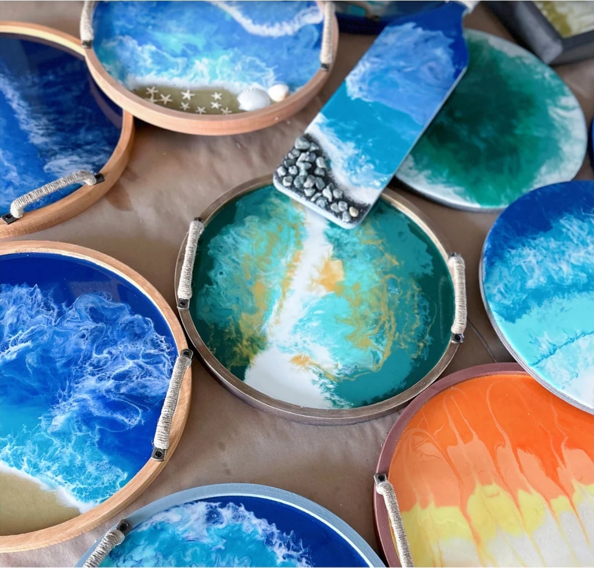 Aug 15th @ 6pm Intro to Resin Pour Workshop