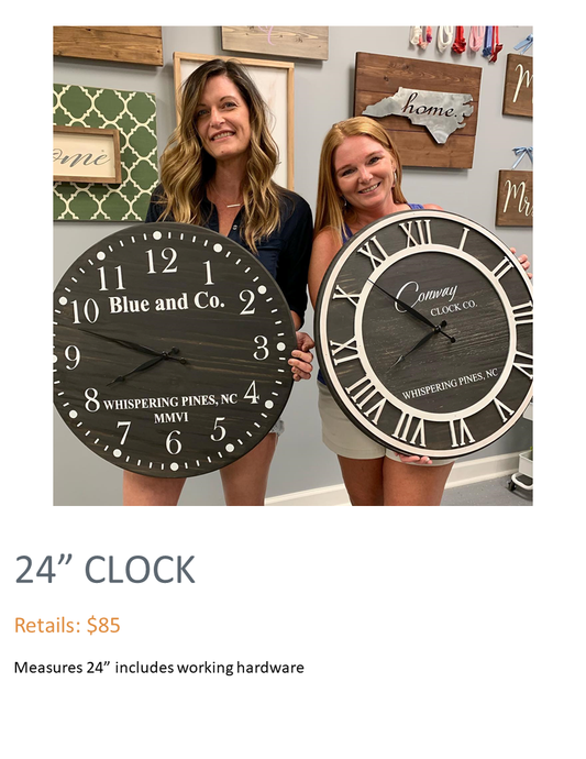 24" Clock