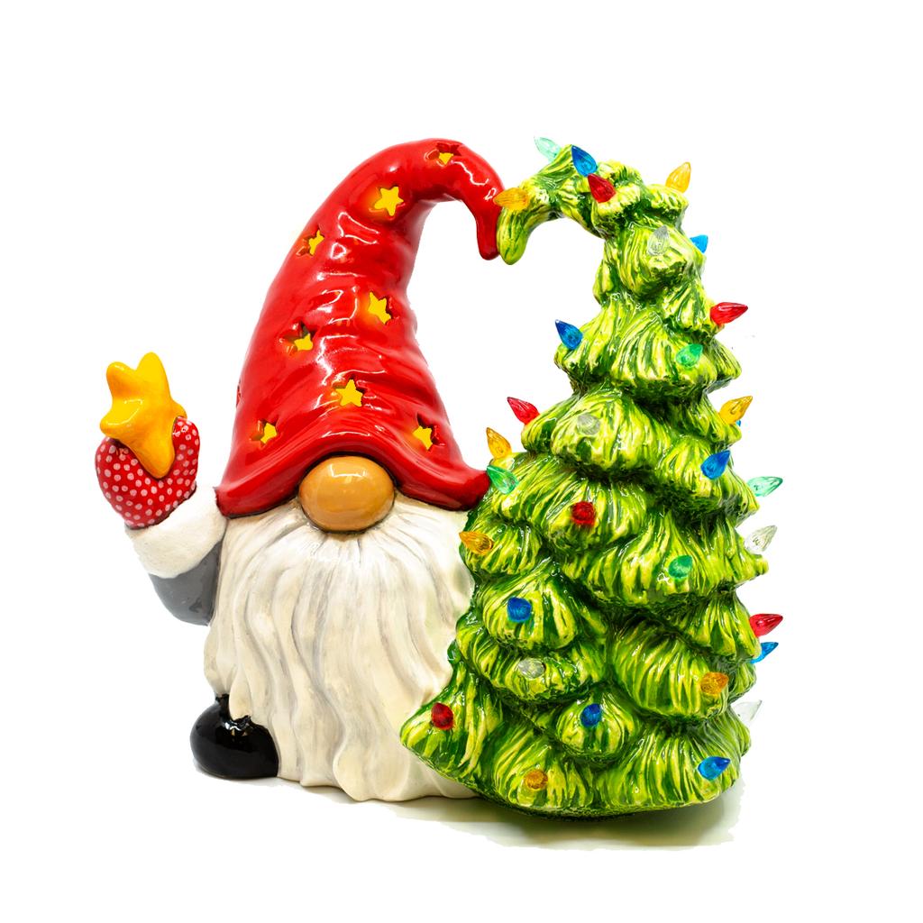 Ceramic Gnome Christmas