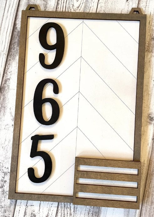 Interchangable Address Door Hanger