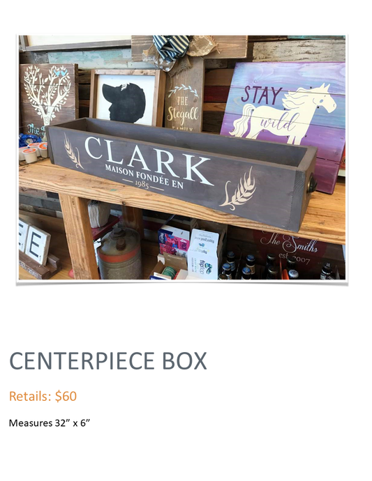 32" Centerpiece Box