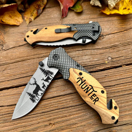 Engraved Knife Blade/Handle