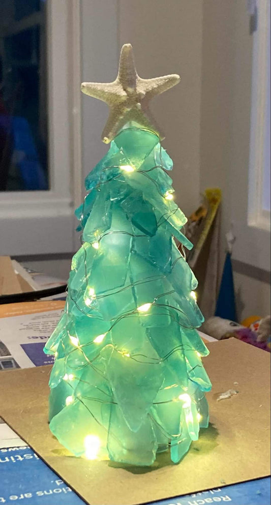 Grinch Sea Glass Tree Take Home Kit