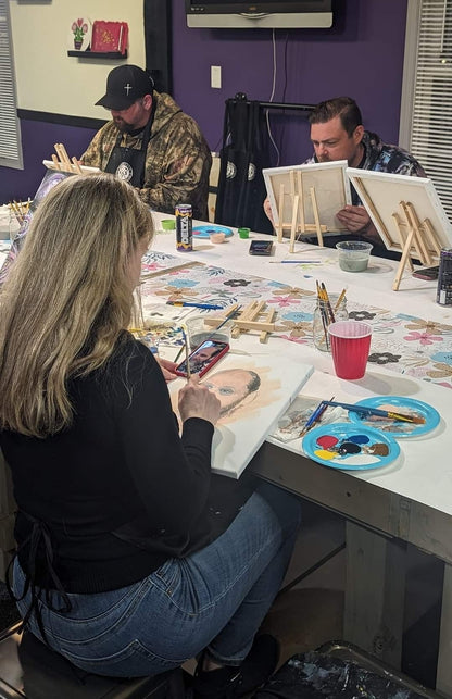 Feb 13th @ 6:39 Date Nite-Paint your partner workshop