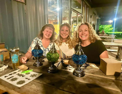 3/21 Turkish Mosaic Lamp Workshop @ 3pm