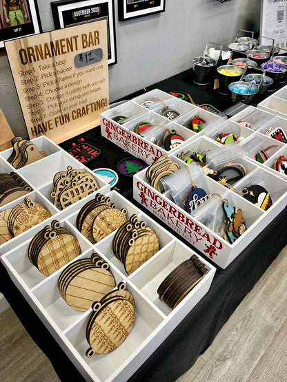 12/6 Drop-in or Take Home 3D Christmas Ornament Bar @ 10am-12pm