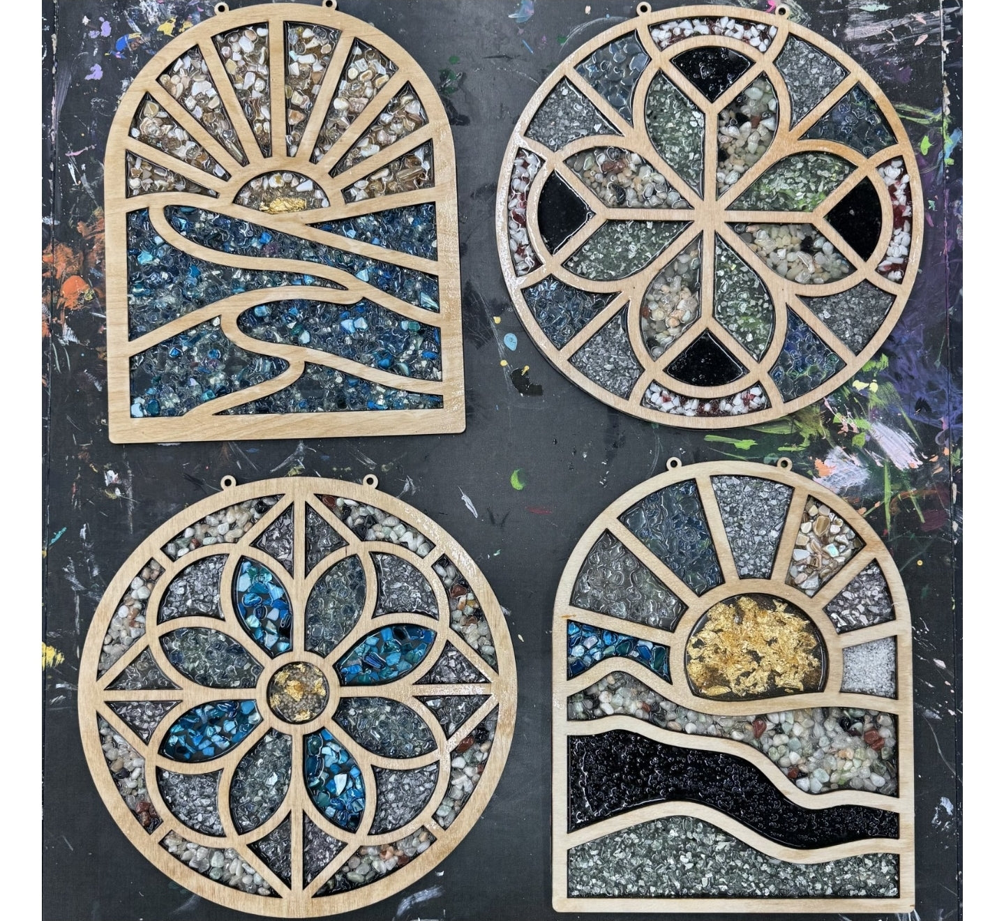 Aug 16th 3pm Crushed Seaglass Resin Suncatcher Workshop