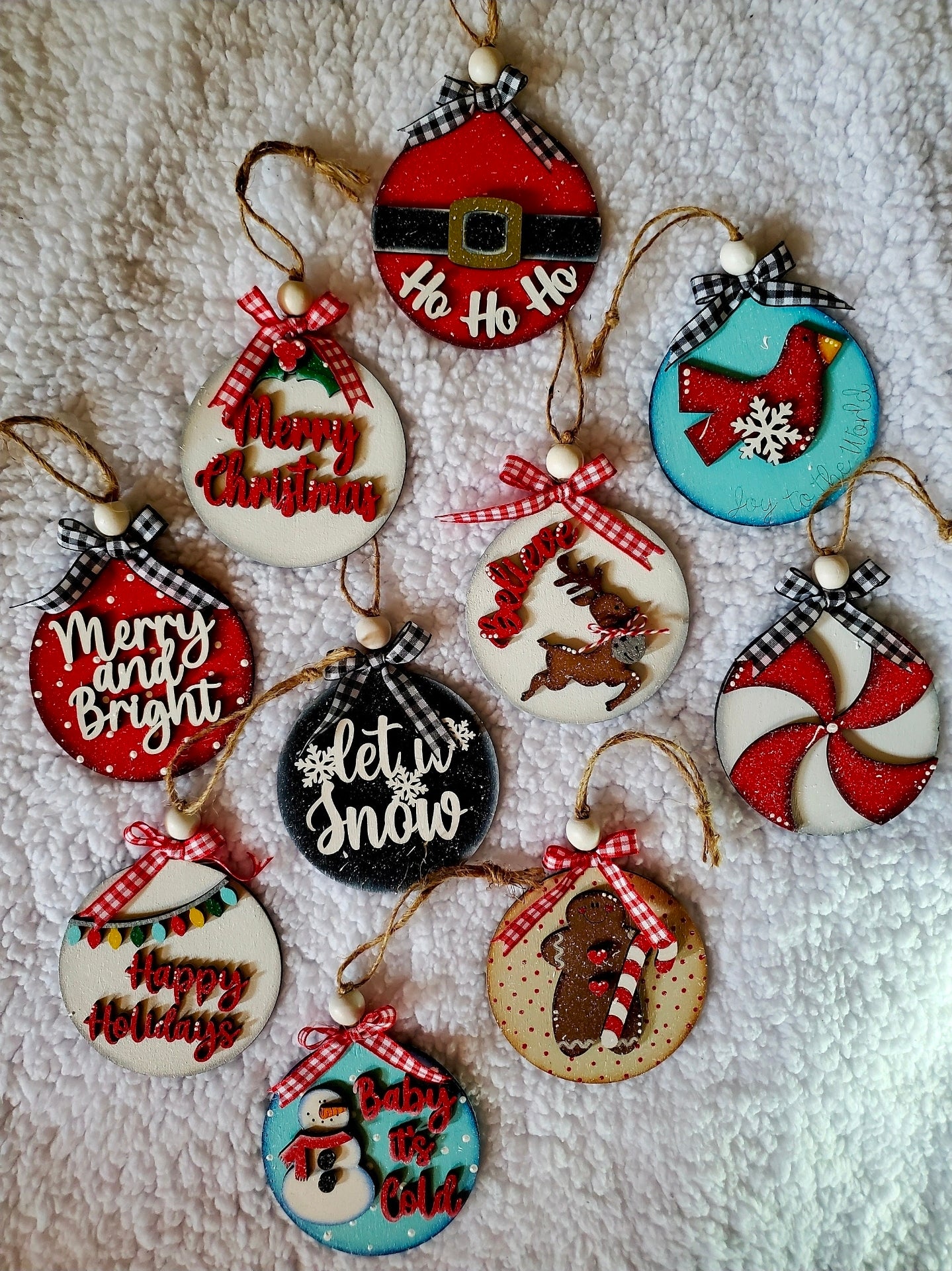 12/6 Drop-in or Take Home 3D Christmas Ornament Bar @ 10am-12pm