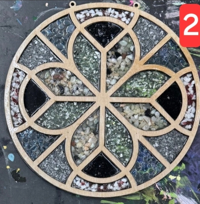 Aug 16th 3pm Crushed Seaglass Resin Suncatcher Workshop