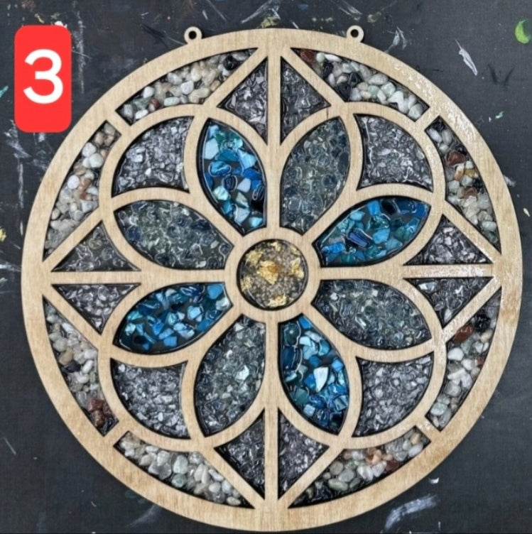 Aug 16th 3pm Crushed Seaglass Resin Suncatcher Workshop