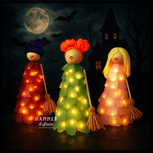 9/20 Saturday @ 2pm or 6pm Sanderson Sister Seaglass Trio Workshop