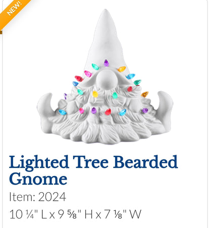 12/6 Christmas Gnome Ceramic Workshop @630pm