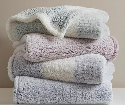 Blanket with Tag and Ornament