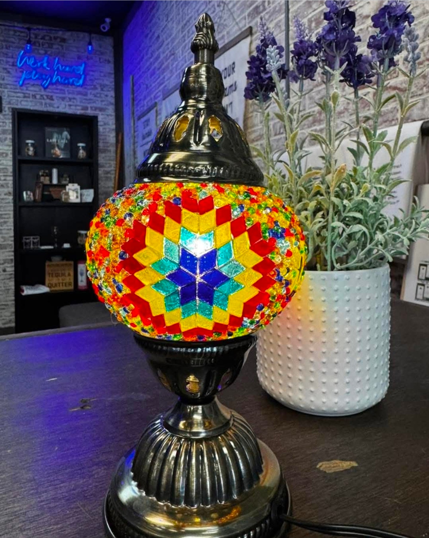 3/21 Turkish Mosaic Lamp Workshop @ 3pm
